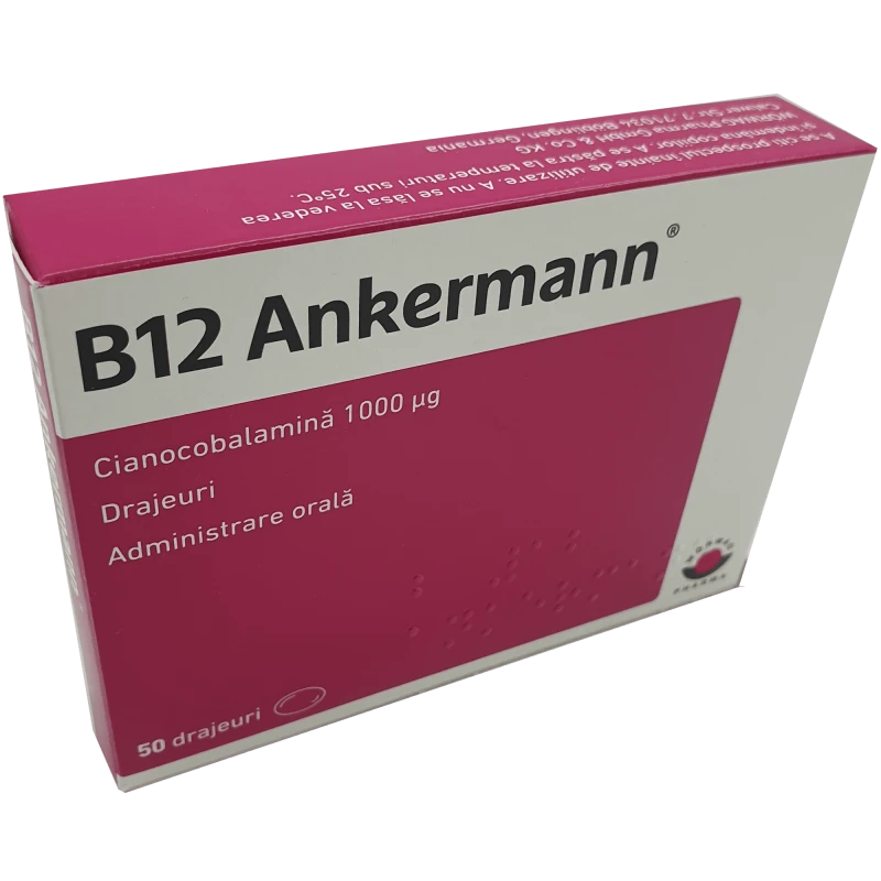 B12 Ankermann 1000 µg drajeuri