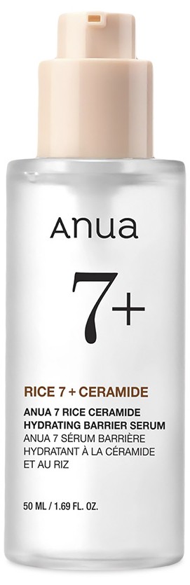 Ser pentru luminozitatea pielii cu orez Anua 7 Rice Ceramide Hydrating Barrier Serum 50ml