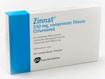 Zinnat 250 mg comprimate filmate