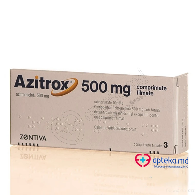 Azitrox 500 500 mg comprimate filmate