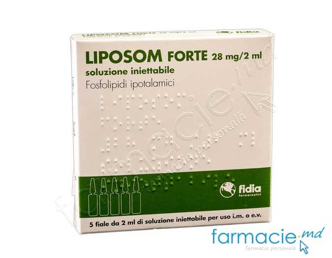 Liposom Forte 28 mg/2 ml soluţie injectabilă