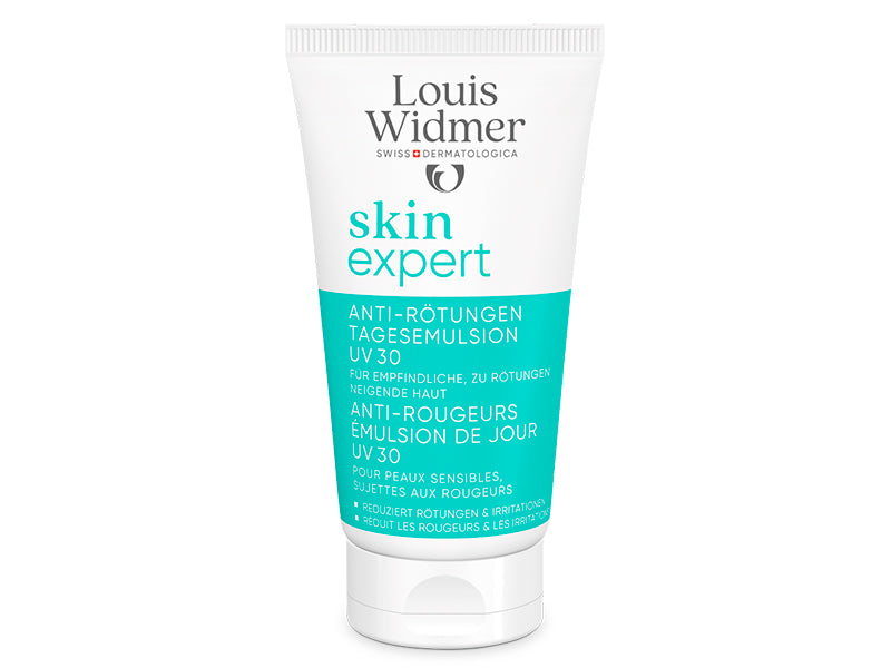 Louis Widmer Skinexpert Anti-Roseata emulsie de zi UV30 0% parfum 50 50 ml