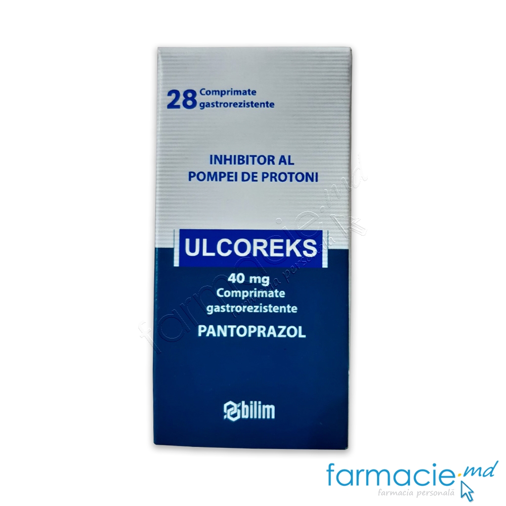 Ulcoreks 40 mg comprimate gastrorezistente