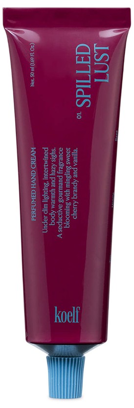 Cremă parfumată pentru mâini Koelf Perfumed Hand Cream Spilled Lust, 50 ml