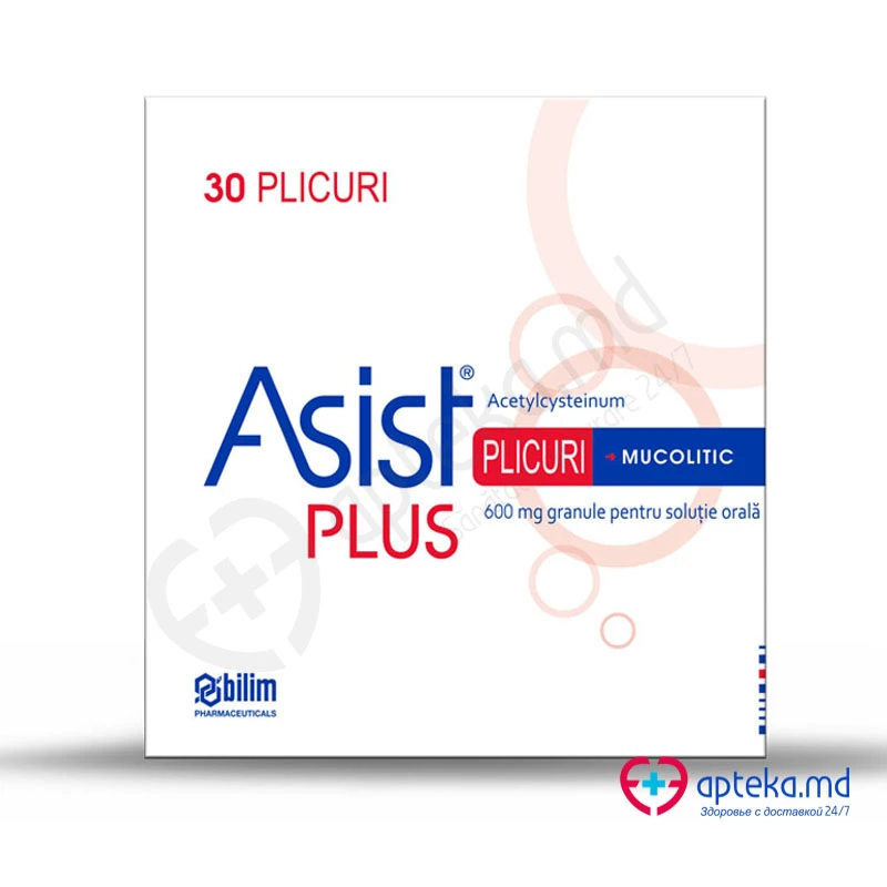 Asist Plus 600 mg granule pentru soluţie orală