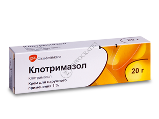 Clotrimazol 10 mg/g / 20 g cremă