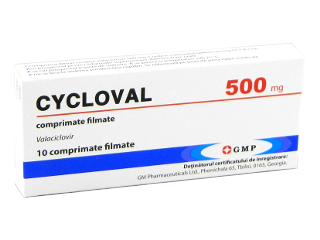 Cycloval 500 mg comprimate filmate