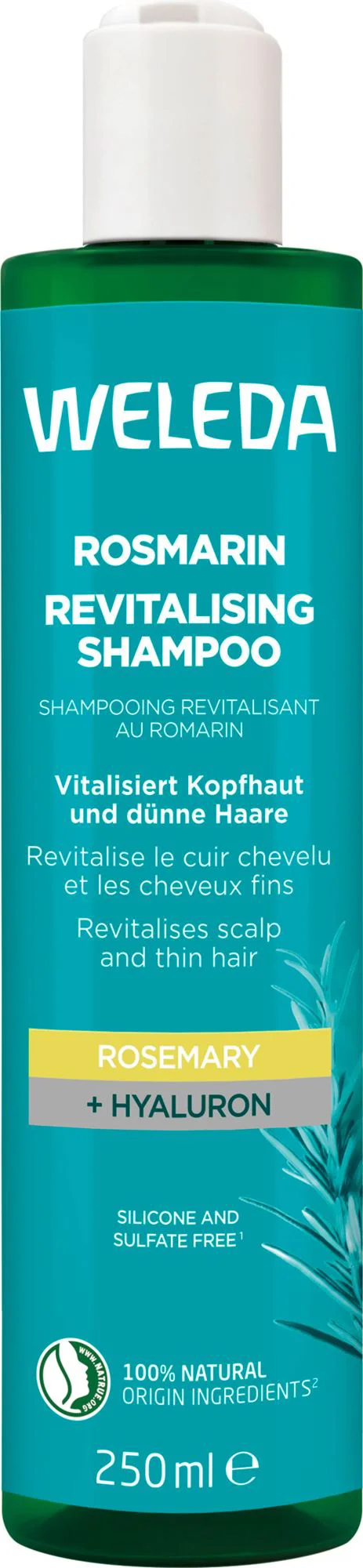Weleda Rosmarin Revitalising Șampon 250 ml