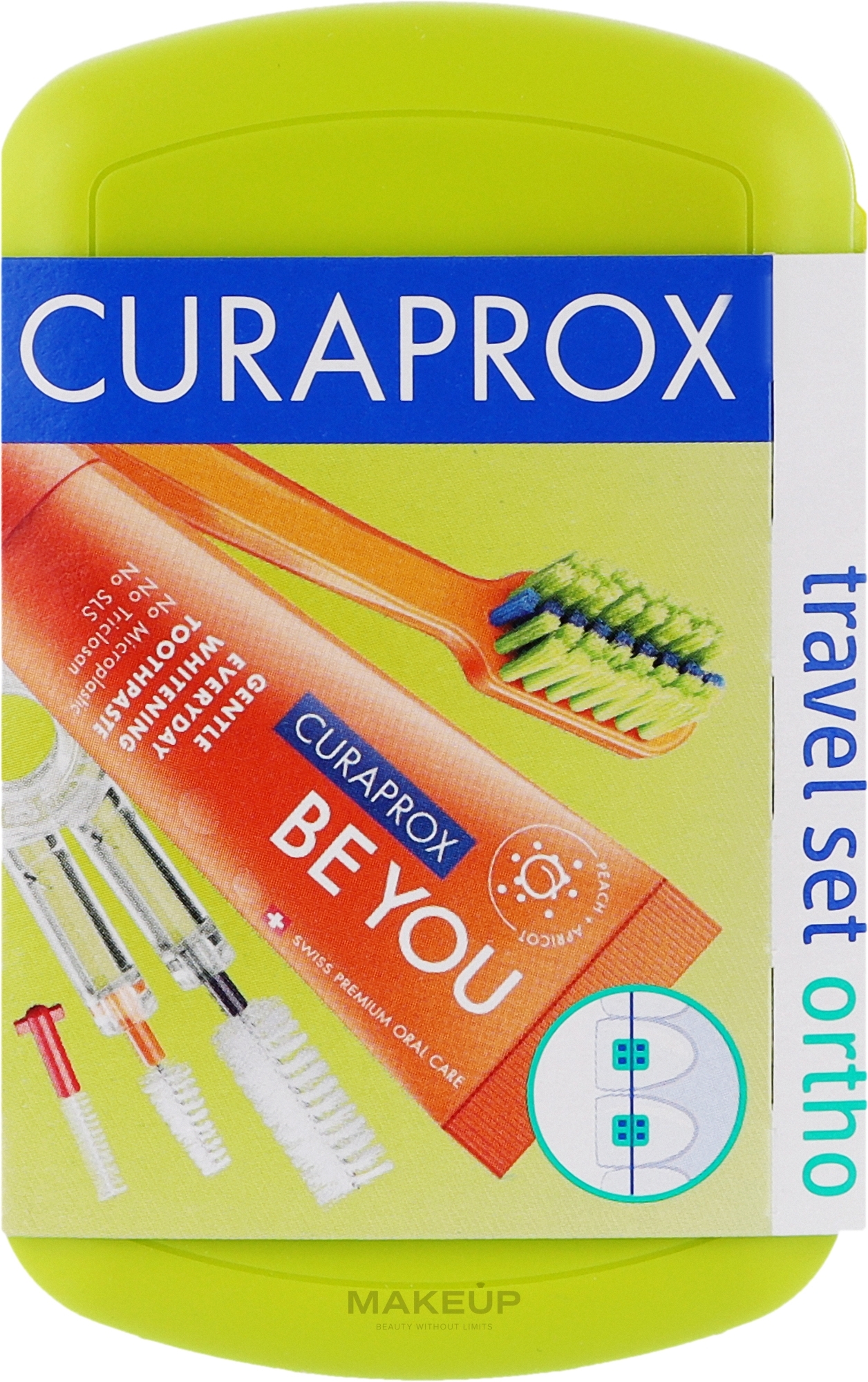Set de calatorie pentru ingrijirea orala Ortho Curaprox Verde