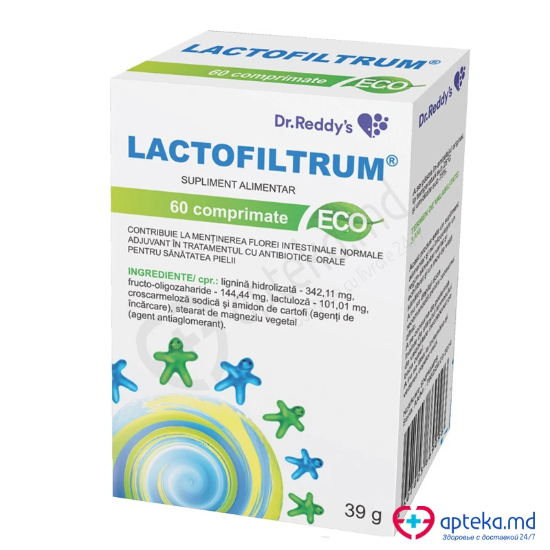 Lactofiltrum ECO 500 mg comprimate