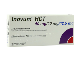 Inovum HCT 40 mg/10 mg/12,5 mg comprimate filmate