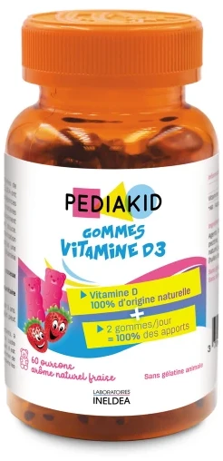 Ineldea Vit. D3 + Vit.A N60 gummies