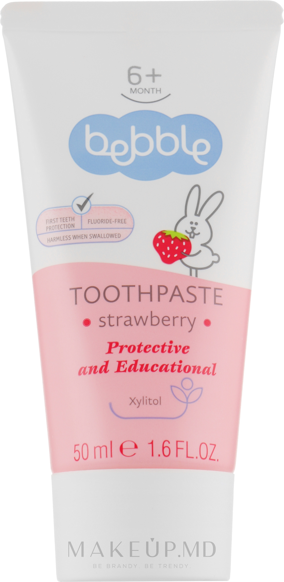 Bebble Детская зубная паста "Клубника" Bebble 50 ml