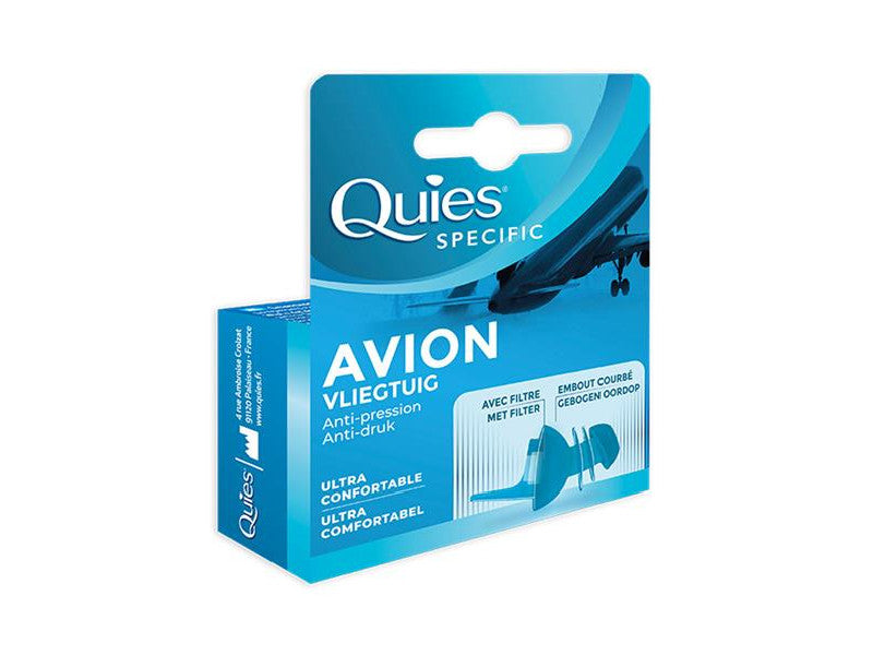 Quies Dopuri de silicon p/u protectie auditiva in avion 1 per