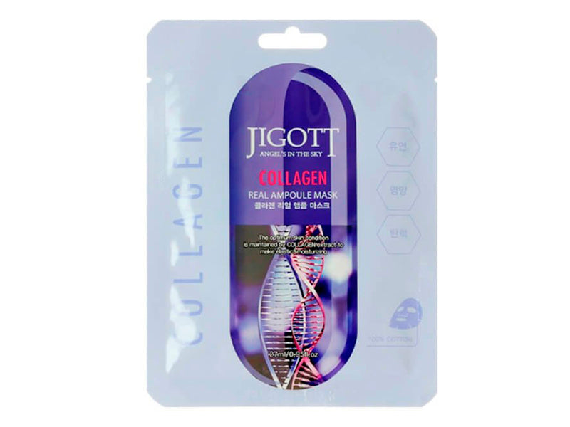 SLAVA AGENCY ICE Jigott collagen real ampoule 27ml Mască 27 ml