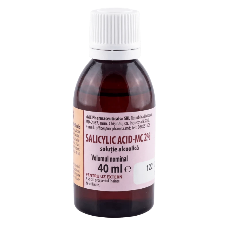 Acid salicilic soluție alcoolică 2% 40 мл (MC)