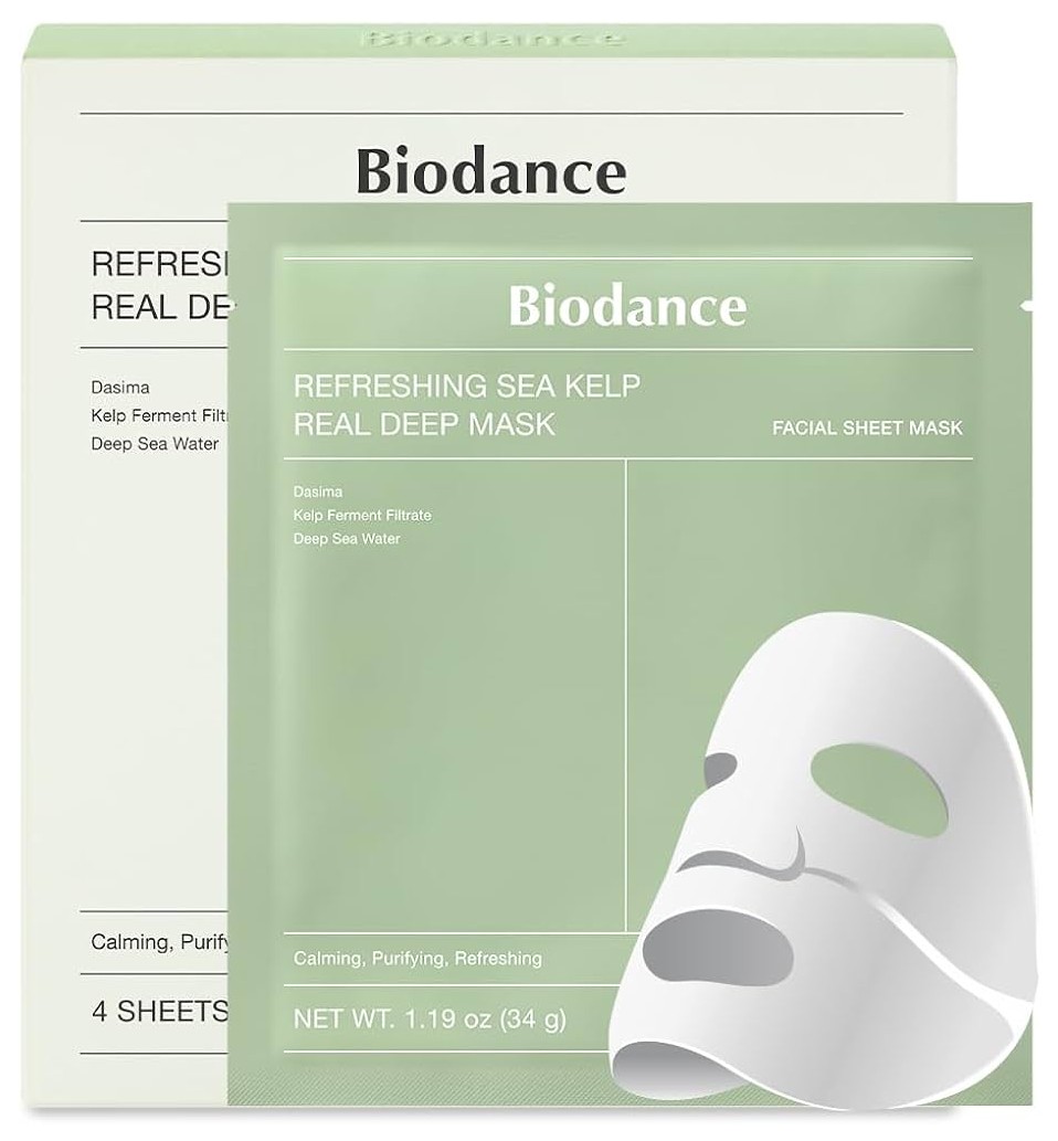 Biodance, Refreshing Sea Kelp Real Deep Mask, 34g
