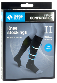 Tonus Elast 0408 Soft ciorapi compresivi fără vârf cl.II (23-32 mmHg) înălțime 2