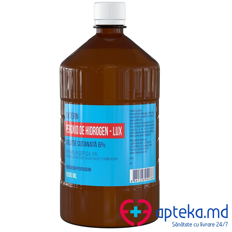 Peroxid de hidrogen 6% 1000 мл