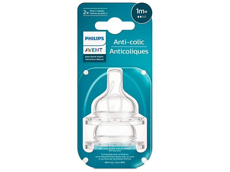 Philips Avent Natural Response Anti-Colic Tetina din silicon +0luni 2