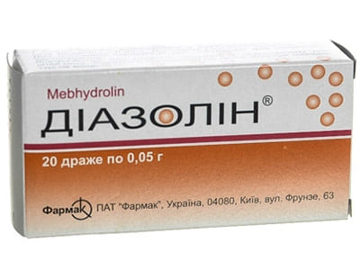 Diazolin 50 mg drajeuri