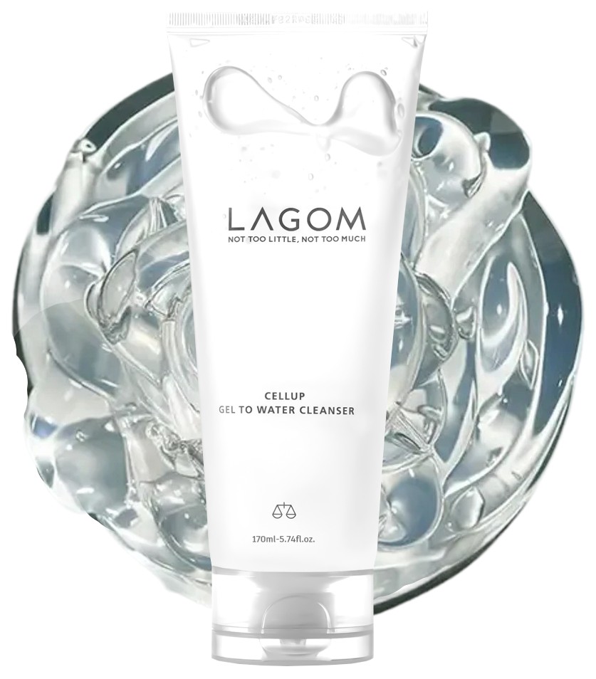 Gel pentru curățarea de dimnineață a tenului Lagom Cellup Gel To Water Cleanser 170ml