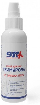 Твинс Тэк 911 спрей для ног Теймурова 150 мл