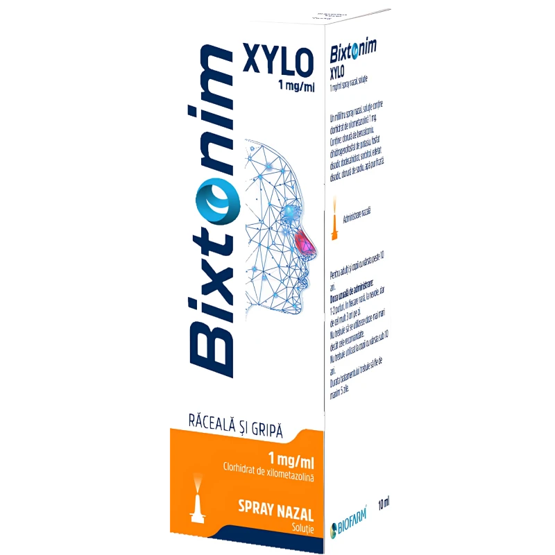 Bixtonim Xylo 1 mg/ml / 10 ml spray nazal, soluţie