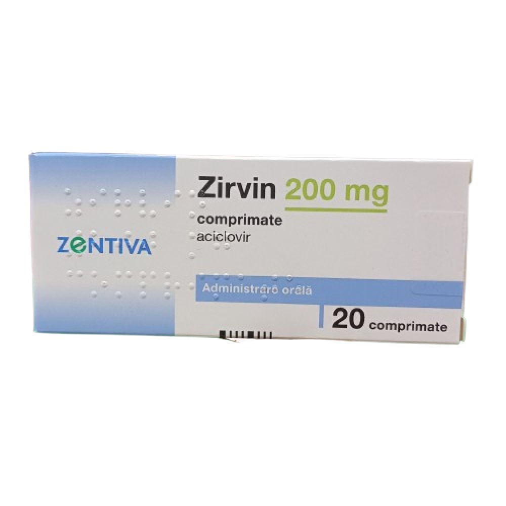 Zirvin 200 mg comprimate