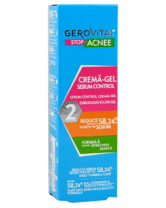 Farmec Gerovital Stop Acnee - gel sebum control -gel 50 ml Cremă 1 comp