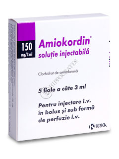 Amiokordin 150 mg/3 ml soluţie injectabilă