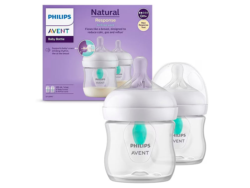 Philips Avent Natural Response Air-Free Biberon din plastic cu dispoz 2 comp