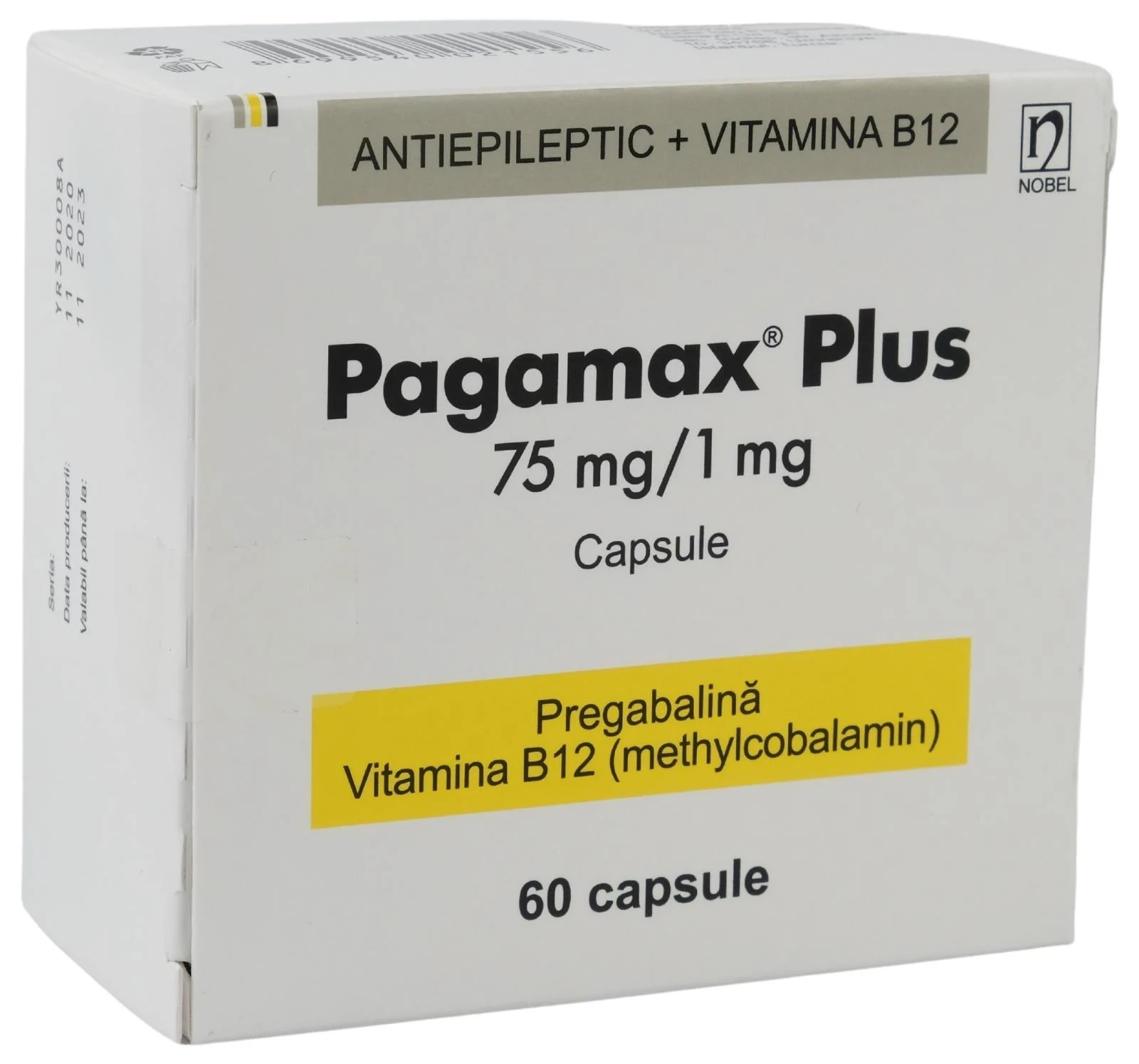 Pagamax Plus 75 mg/1 mg capsule
