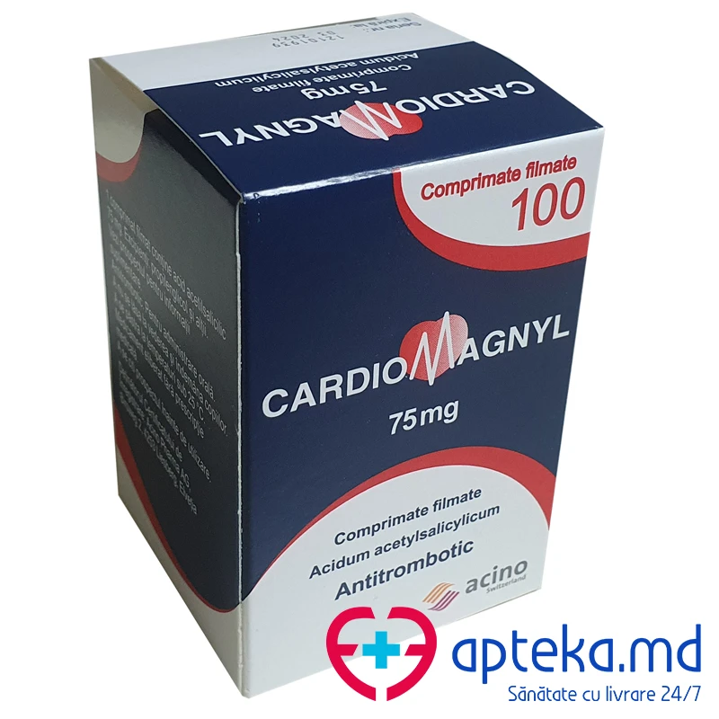 Cardiomagnyl 75 mg comprimate filmate