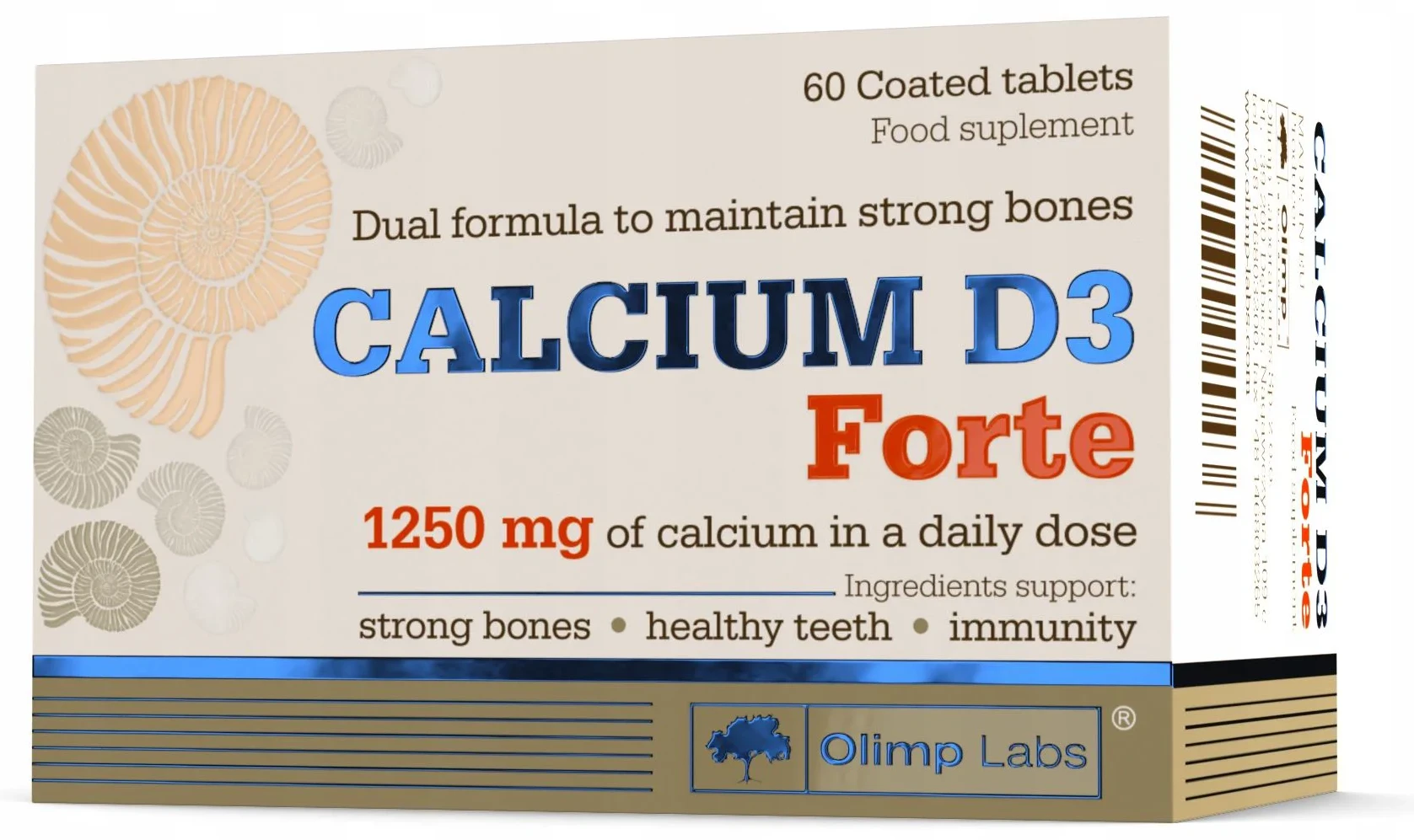 Supliment alimentar Olimp Labs Calcium D3 Forte, 1250 mg, 60 comprimate