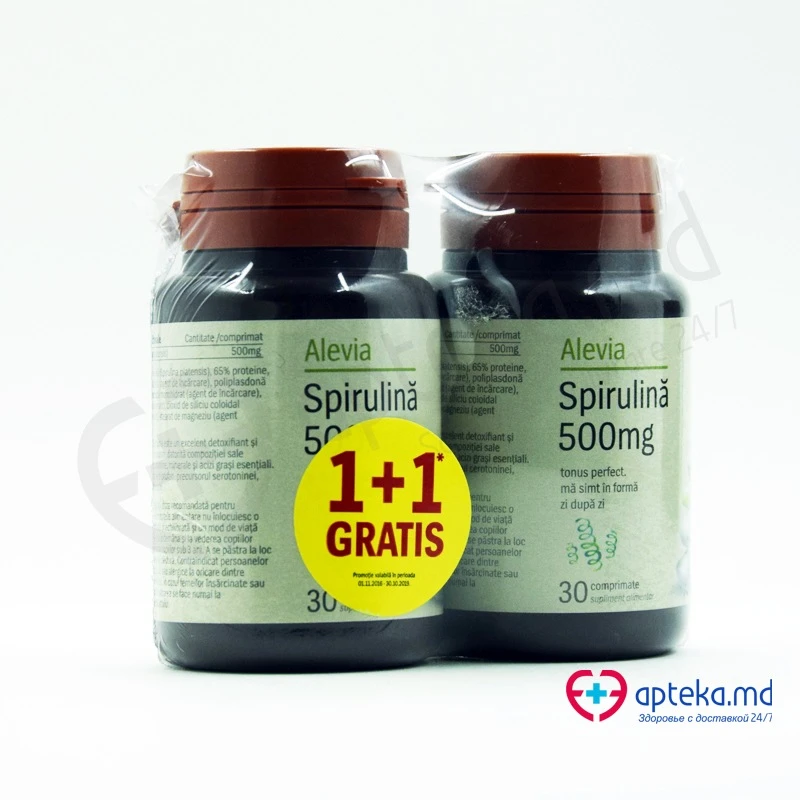 Alevia Spirulina 500 mg N30