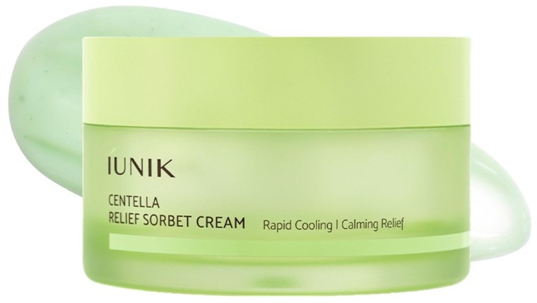 Crema hidratanta pentru fata Iunik, Centella Relief Sorbet Cream, 50 ml