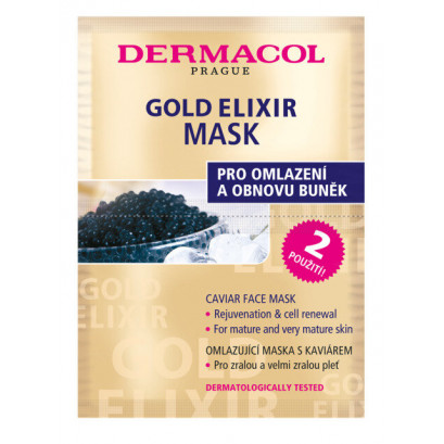Dermacol Gold Elixir для лица омолаживающая для очень зрелой кож Mască
