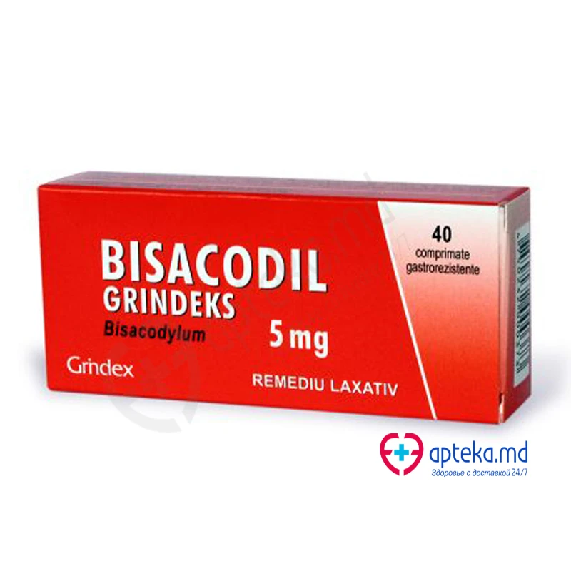 Bisacodil Grindeks 5 mg comprimate gastrorezistente