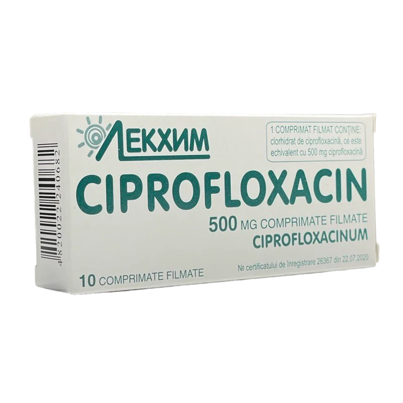 Ciprofloxacin 500 mg comprimate filmate
