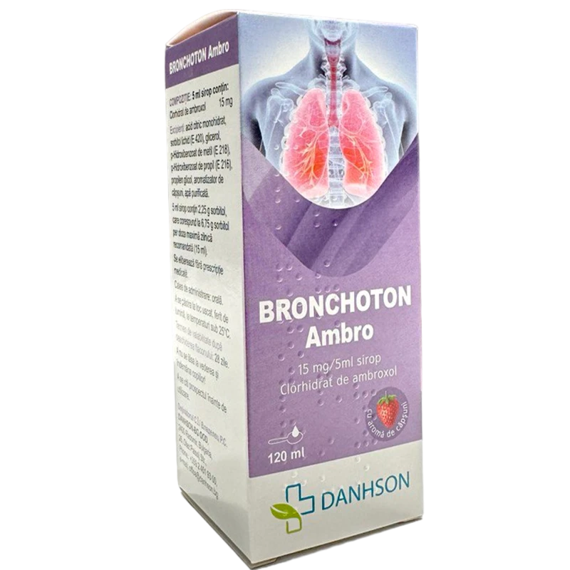 Bronchoton Ambro 15 mg/5 ml / 120 ml sirop