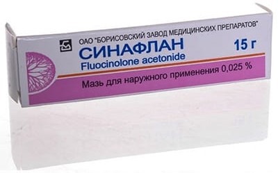 Sinaflan 0,25 mg/g / 15 g unguent