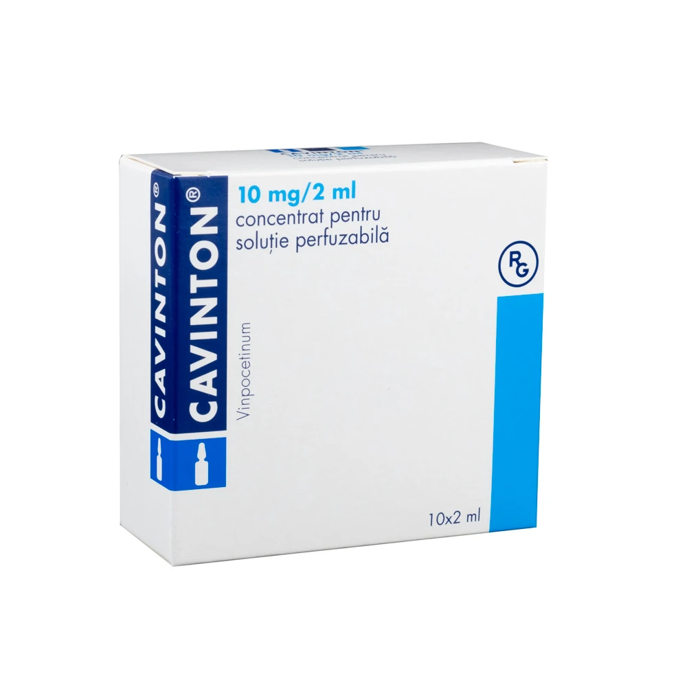 Cavinton 10 mg/2 ml concentrat pentru soluţie perfuzabilă
