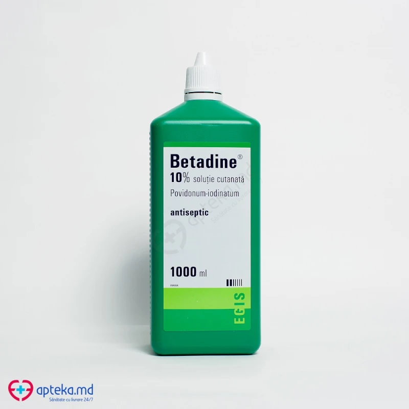 Betadine 100 mg/ml / 1000 ml soluţie cutanată