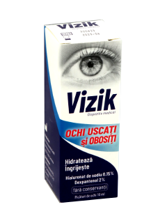 Vizik ochi uscați și obosiți picături oftalmice 10 мл