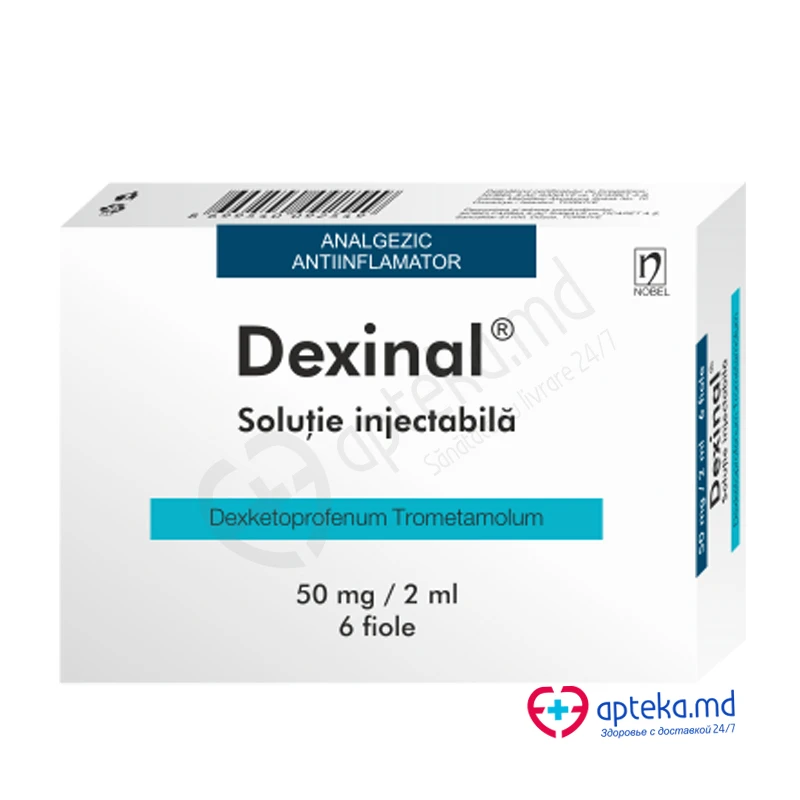 Dexinal 50 mg/2 ml soluţie injectabilă