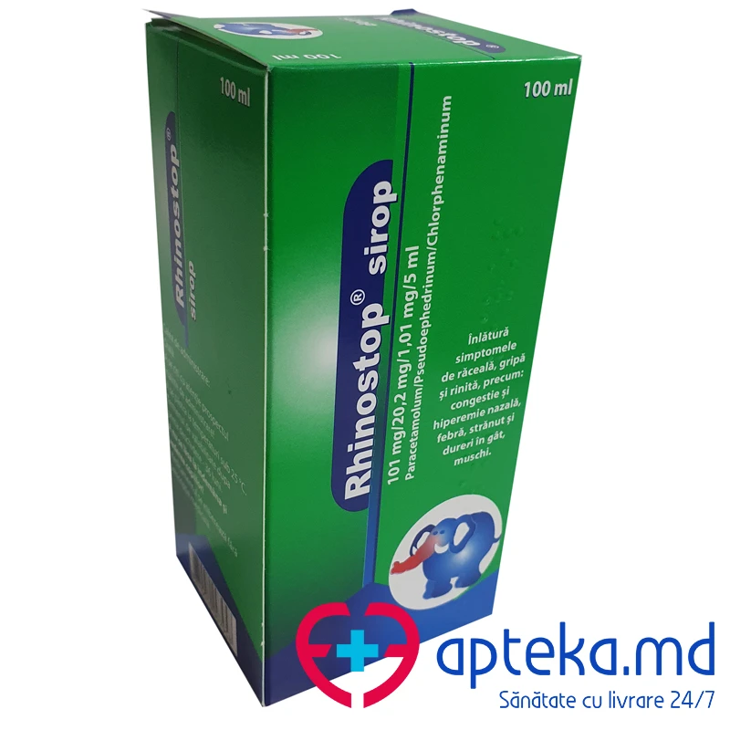 Rhinostop 101 mg/20,2 mg/1,01 mg/5 ml / 100 ml sirop