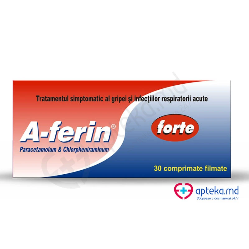 A-ferin Forte 650 mg/4 mg comprimate filmate