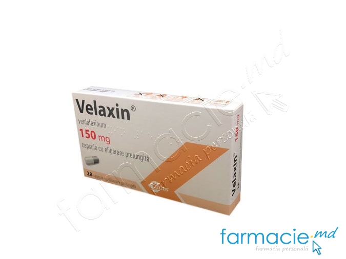 Velaxin 150 mg capsule cu eliberare prelungită
