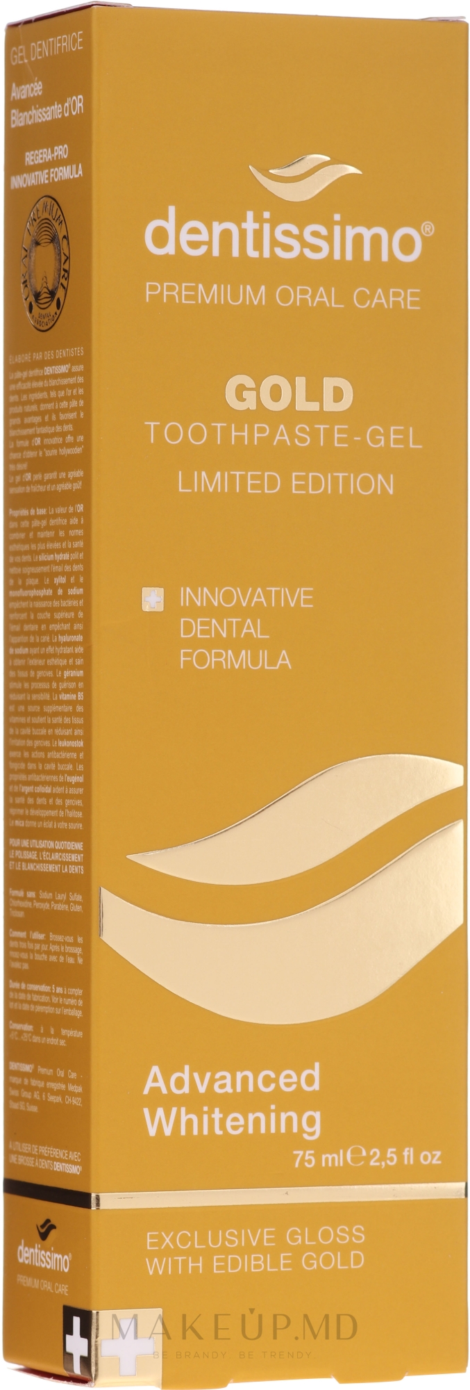 Dentissimo toothpaste Whitening 75 ml